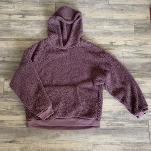 American Eagle Fuzzy Sherpa Hoodie